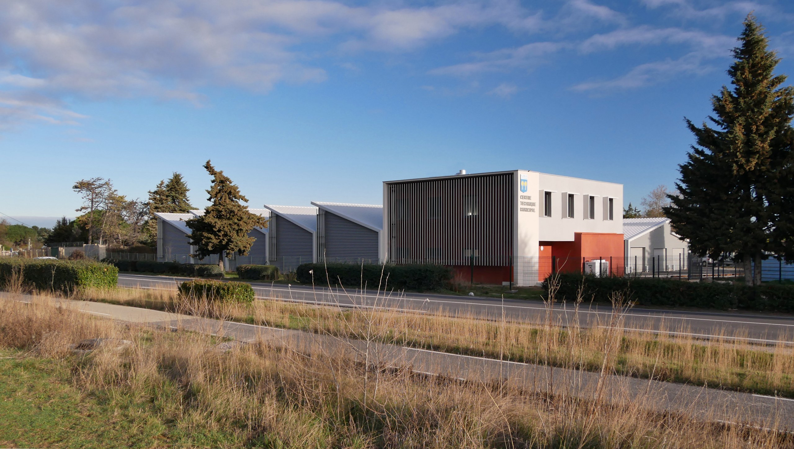 CTM Villeneuve-lès-Maguelone (34) vue depuis la RD